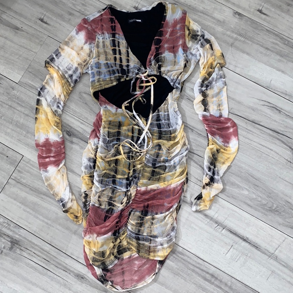 Tie dye dress